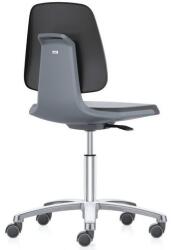 Bimossa Munkahelyi antisztatikus ESD szék Bimos Labsit 9123E kerekekkel, műbőr, fekete