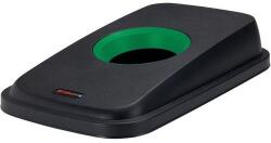 Rotho Selecto Premium kerek fedél bedobónyílással, zöld