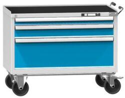 POLAK Műhelykocsi ZCM59-1, 54x27D, 1037 x 600 x 855 mm, szürkéskék