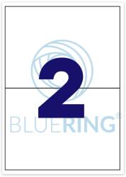 Bluering Etikett címke, 210x148mm, 100 lap, 2 címke/lap Bluering® (BRET112) - web24