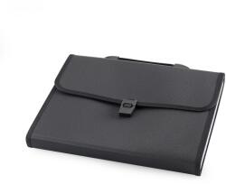 BLUERING Irattartó táska, harmonikatáska, 13 rekeszes füles csatos Bluering® fekete (879707) - web24