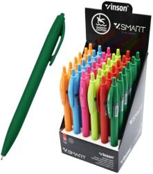 Vinson Golyóstoll nyomógombos 0, 7mm Vinson Smart R1 vegyes test displ 36 db/display (R1) - web24