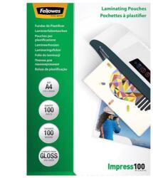 Fellowes Lamináló fólia, A4, 100 mikron, fényes, 100 db/doboz, Fellowes® (5351111) - web24