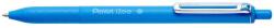 Pentel Golyóstoll nyomógombos 0, 35mm, Pentel iZee, írásszín világoskék (BX467-S) - web24