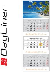 Dayliner Speditőr naptár 3 tömb, 3 hónap SP-3 330 × 880 mm, fehér lapokkal Vízpart Dayliner 2026 (DL6SP-3H3-VI) - web24