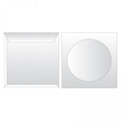 Bluering Boríték TCD öntapadó CD/DVD papírtok 125x125mm 1000 db/doboz Bluering® fehér (BORTCD) - web24