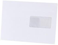 Bluering Boríték LC/5 szilikonos bélésnyomott jobb ablakos 45x90mm 162x229mm J20A60 Bluering® fehér (BORLC5SZILI4590) - web24