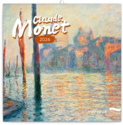 Realsystem Falinaptár képes lemeznaptár 300x300mm, Claude Monet Realsystem 2026 (6097-CM) - web24