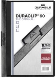 DURABLE Klip mappa 60lap Durable Duraclip®, fekete (220901) - web24