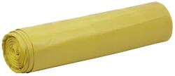 Szemeteszsák 135 liter 70 x 110 cm 25 mikron 10 db/tekercs sárga (63384) - web24
