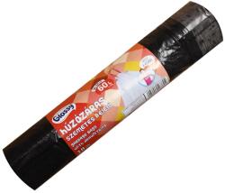 Glossy Szemeteszsák zárószalagos 60 liter 58 x 68 cm 10 db/tekercs Glossy fekete (K-11123-0251) - web24