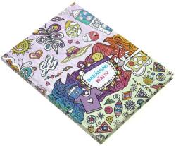 Realsystem Színezd a napod barátságkönyv 145x192mm, lila Realsystem (5315-00) - web24