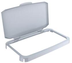 DURABLE Nyitható tető, 60 l-es szemeteshez, műanyag, DURABLE Durabin® , szürke (1800500050) - kellekanyagonline