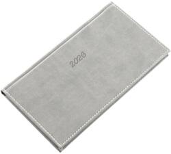 Realsystem Zsebnaptár fekvő Bolero, krémszínű lapokkal szürke Realsystem 2026 (5712-43) - web24