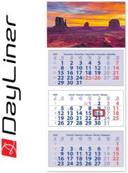 Dayliner Speditőr naptár 3 tömb, 3 hónap Maxi Club 350 × 820 mm, fehér lapokkal Hangulat Dayliner 2026 (DL6SP-3MACU-HA) - web24