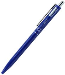 BLUERING Golyóstoll 0, 8mm, nyomógombos műanyag kék test, Bluering® Z3, írásszín kék (BR897626STAR) - web24