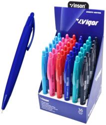 Vinson Golyóstoll nyomógombos 0, 7mm Vinson G2 vegyes test displ 36 db/display (G2) - web24