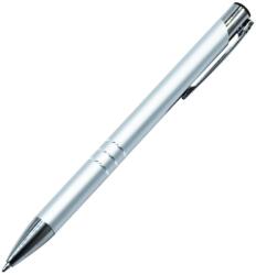  Golyóstoll nyomógombos fém ezüst test, Channel, írásszín kék (AP809488-21) - web24