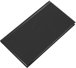 Realsystem Zsebnaptár fekvő Standard, fehér lapokkal fekete Realsystem 2027 (5711-01) - web24