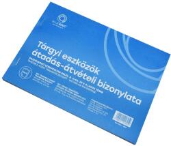 Bluering Tárgyi eszköz átadás átvétel bizonylat gazdálkodó szervezeten belül 25x4lapos A5, fekvő B. 11-66 Bluering® (B1166) - web24