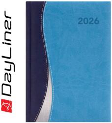 Dayliner Határidőnapló Dubai A5 heti, fehér lapokkal kék-világoskék Dayliner 2026 (DL6AG-DUFA5HE-KV) - web24