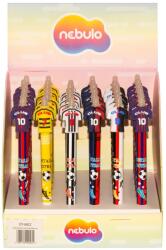 Nebulo Zseléstoll radírozható, nyomógombos, mezek, 36 db/display Nebulo (DT-MEZ) - web24