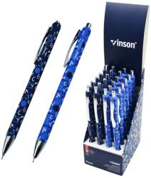 Vinson Golyóstoll nyomógombos 0, 7mm Vinson Point K36 vegyes test displ 24 db/display (K36) - web24