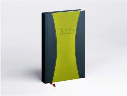 Realsystem Határidőnapló Prémium A A/5, napi krémszínű lapokkal zöld Realsystem 2026 (9322-78) - web24