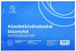 Bluering Készletkivételezési bizonylat anyag kivét A5 25x4lapos fekvő 12-114/V. 8 tételes Bluering® (51722) - web24