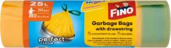 FINO Szemeteszsák zárószalagos 25 liter 20 db/tekercs Fino_sárga (8571050008)