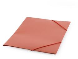 BLUERING Gumis mappa A4, műanyag Bluering® piros (JJ40941A4-1) - web24