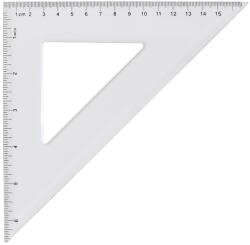  Vonalzó háromszög 45° 16cm, műanyag (VON4516) - web24