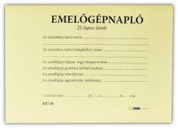  Emelőgépnapló 24 lapos A/5 fekvő D. E. 938 (D.E.938) - web24