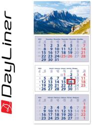 Dayliner Speditőr naptár 3 tömb, 3 hónap Maxi Club 350 × 820 mm, fehér lapokkal Hegy Dayliner 2026 (DL6SP-3MACU-HE) - web24