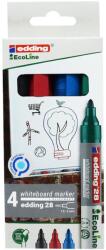 edding Táblamarker készlet, 1, 5-3mm, kerek Edding 28 EcoLine, 4 klf. szín (4-28-4) - web24
