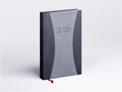 Realsystem Határidőnapló Prémium A B/5, heti krémszínű lapokkal szürke Realsystem 2026 (9612-73) - web24