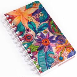 Realsystem Zsebnaptár álló spirálozott SP5 napi fehér lapokkal akvarell Realsystem 2026 (8721-50) - web24