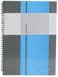 Marker Spirálfüzet A4, 80lap kockás, keményfedelű Marker Linear (000010664) - web24