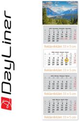Dayliner Speditőr naptár 4 tömb, 4 hónap SP-4 330 × 1100 mm, fehér lapokkal Hegy Dayliner 2026 (DL6SP-4H4-HE) - web24