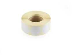  Etikett címke, 30mm, körcímke tekercses 1000 db/tekercs fehér (KORCIM30MM1000) - web24