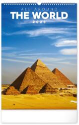 Realsystem Falinaptár képes 330×460mm All Around the World Realsystem 2026 (6094-AW) - web24