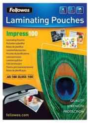 Fellowes Lamináló fólia, A5, 100 mikron, fényes, 100 db/doboz, (5351002) - web24