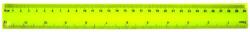 EVOffice Vonalzó 30cm, műanyag sárga (EG3L04GA) - web24