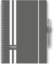 Dayliner Határidőnapló InSpiral A5 heti, fehér lapokkal GT szürke-fehér Dayliner 2027 (DL7AG-ISFA5HE-GTSZF) - web24