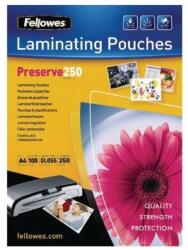 Fellowes Lamináló fólia, A4, 250 mikron, fényes, 100 db/doboz, Fellowes® (5401802) - web24