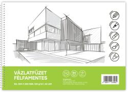 BLUERING Vázlatfüzet FÉLFAMENTES B/4 32 lap 120gr. Bluering (60424) - web24