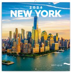 Realsystem Falinaptár képes lemeznaptár 300x300mm, New York Realsystem 2026 (6097-NY) - web24