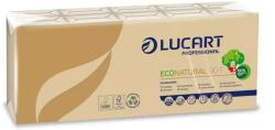 Lucart Papírzsebkendő 4 rétegű 9 lap/cs 10 cs/csomag EcoNatural 90 F Lucart_843166J havanna barna (843166J) - web24