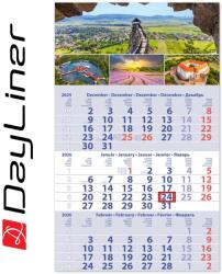 Dayliner Speditőr naptár 1 tömb, 3 hónap Primus Club 300 × 480 mm, fehér lapokkal Magyarország Dayliner 2026 (DL6SP-1PRCU-MA) - web24