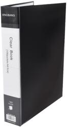 BLUERING Iratvédő mappa A4, 100 tasakos Bluering®, fekete (50316) - web24